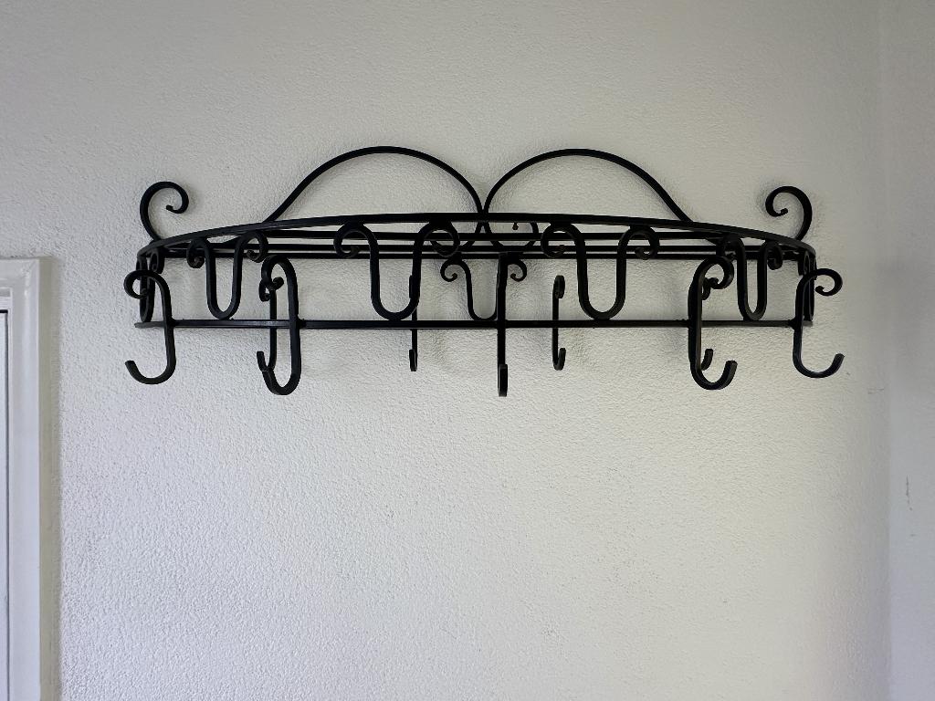 Prachtige Franse kapstok van Smeedijzer, Gebruikt, Minder dan 100 cm, Metaal, Ophalen