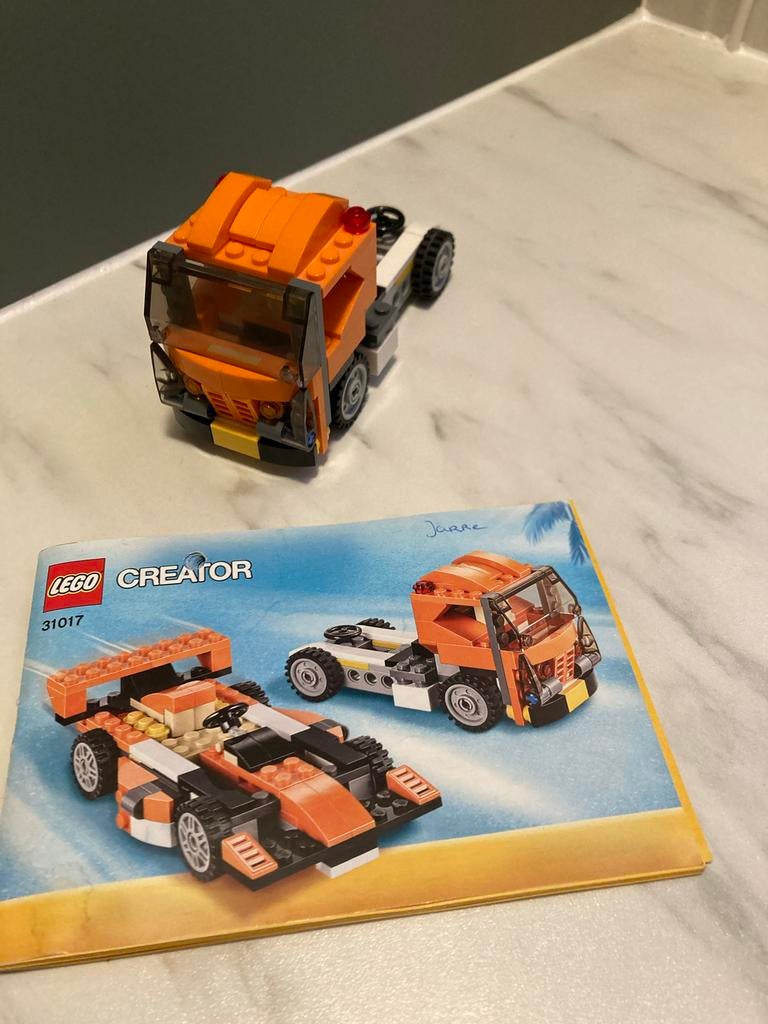 Lego Creator 31017 - Sportwagen / Truck 2 in 1, Gebruikt, Lego, Compleet, Ophalen of Verzenden