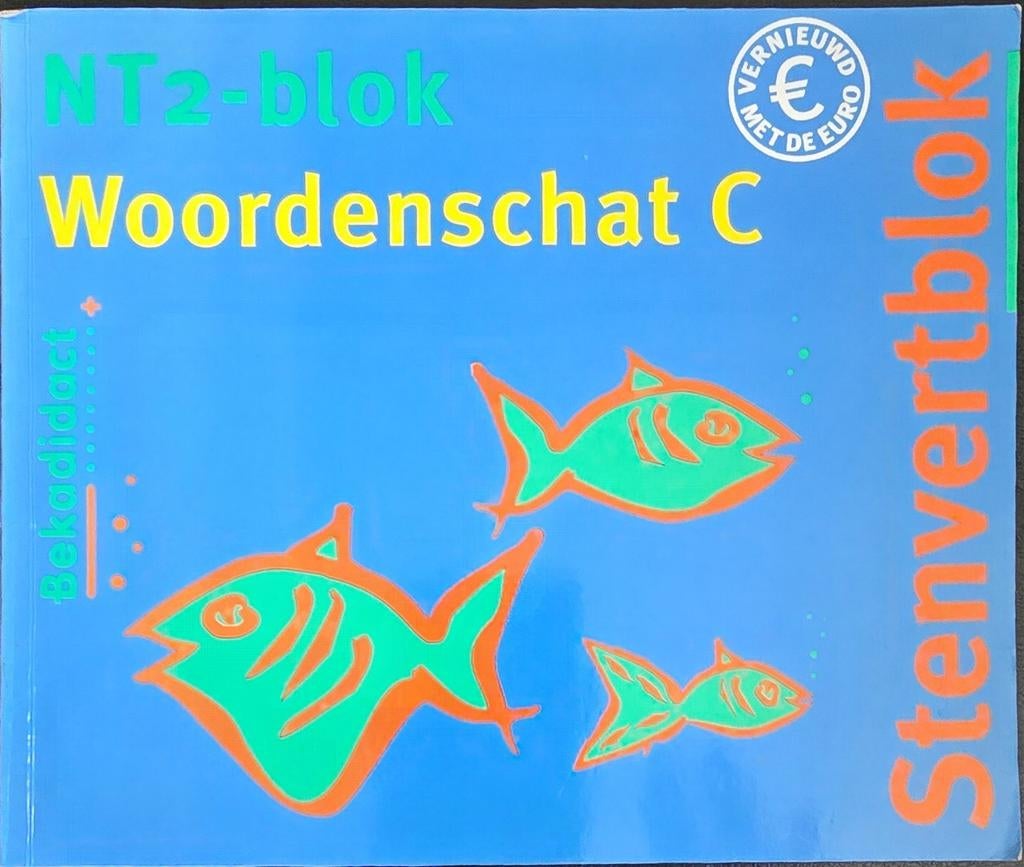 NT2-blok Woordenschat C - Stenvertblok Bekadidact, Gelezen, W. Frijters-Rietveld, A. van Baardewijk, Ophalen of Verzenden, Nederlands