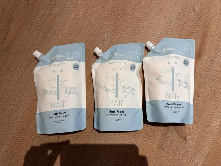 Naïf Badschuim Navulverpakking - 3 stuks, Kinderen en Baby's, Badjes en Verzorging, Nieuw, Overige typen, Overige merken, Standaard