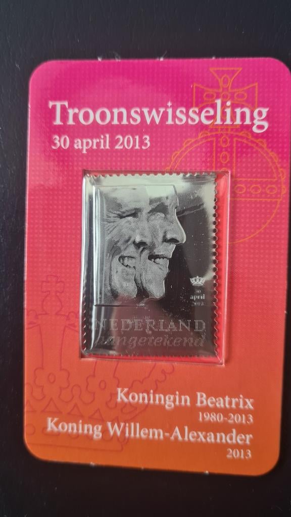 Troonswisseling 2013 Postzegel Beatrix Willem-Alexander., Postzegels en Munten, Postzegels | Nederland, Ophalen of Verzenden