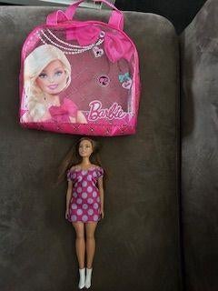 Barbie vitiligo met barbie tasje, Ophalen, Nieuw, Barbie