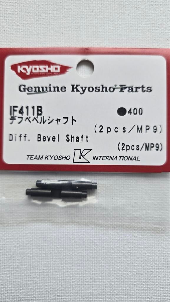 Kyosho IF411B Diff. Bevel Shaft (2 stuks/MP9/MP10), Ophalen of Verzenden, Nieuw, Schaal 1:8, Onderdeel