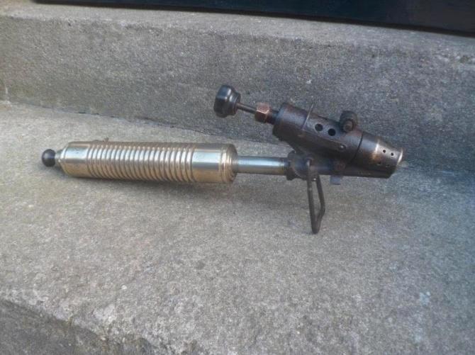 BRANDER G. Barthel 301-7 koper messing Germany benzine, Antiek en Kunst, Antiek | Gereedschap en Instrumenten, Ophalen of Verzenden