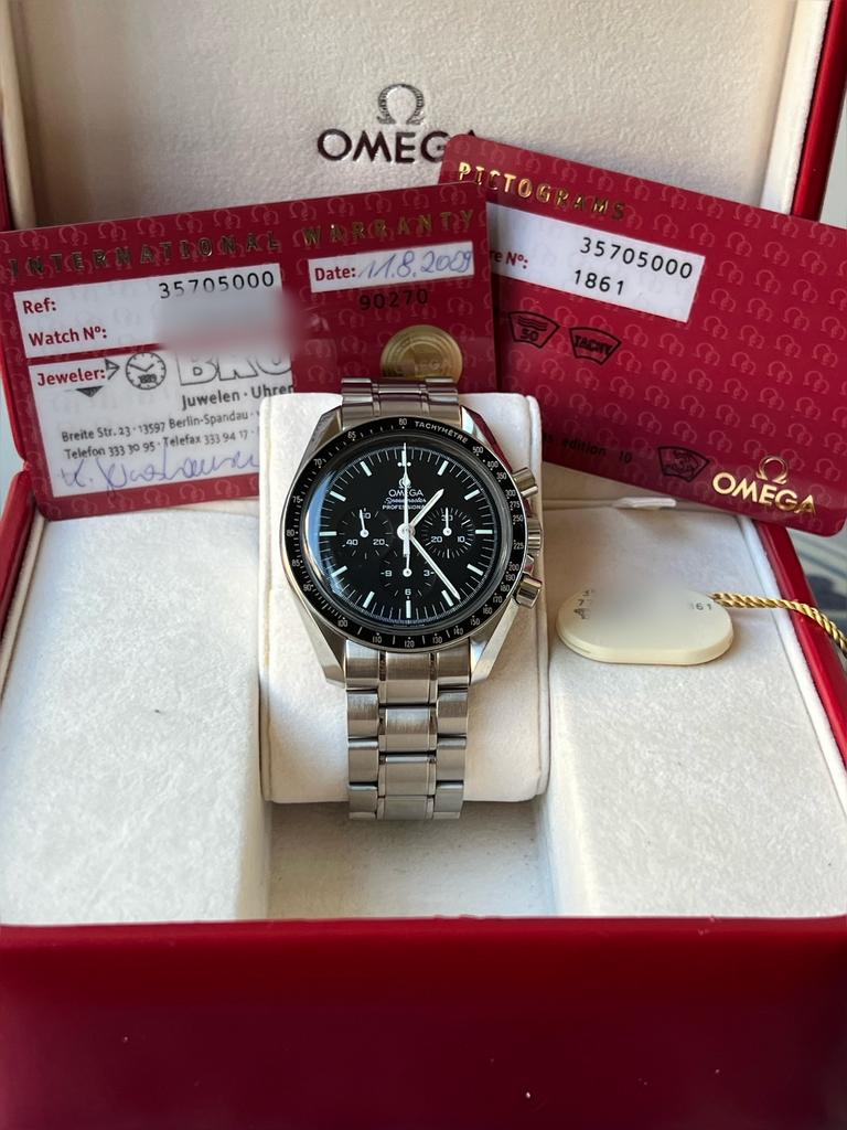 Omega Speedmaster Professional - 3570.50.00 - Fullset, Ophalen of Verzenden, Zo goed als nieuw, Staal, Omega