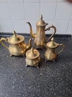 Vintage Koffiestel - Messing, Antiek en Kunst, Ophalen of Verzenden