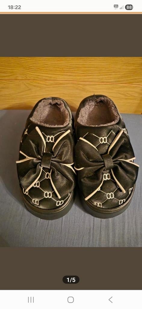 Pantoffels, Kleding | Dames, Schoenen, Zwart, Nieuw, Ophalen of Verzenden, Pantoffels of Sloffen