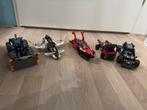 5 LEGO Technic sets: 42071, 42057, 42084, 42089, 42046, Ophalen of Verzenden, Gebruikt, Complete set, Lego