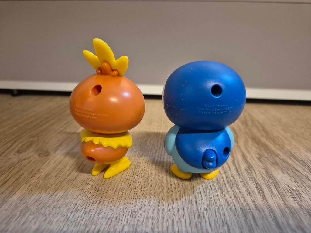Pokemon mcdonalds speeltjes torchic en piplup, Verzamelen, Poppetjes en Figuurtjes, Ophalen of Verzenden