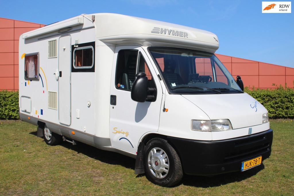 Hymer Swing 2.8 Jtd ,Frans bed, Zonnepanelen., Bedrijf, Hymer, 6 tot 7 meter, Half-integraal