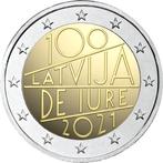 De Speciale 2 Euro munt LETLAND 2021 "Erkenning van Letland., Ophalen of Verzenden, Overige landen, 2 euro