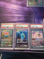 Venusaur 198, charizard 199, blastoise 200 SEQUENTIAL PSA 9, Ophalen of Verzenden, Zo goed als nieuw