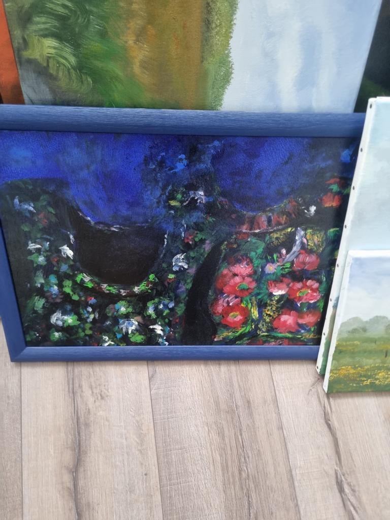 Schilderij, staphorste krab lappen, Ophalen of Verzenden