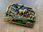 Western, Gun & Deer - Buckle, Ophalen of Verzenden, Nieuw, Minder dan 95 cm, Losse buckle of gesp