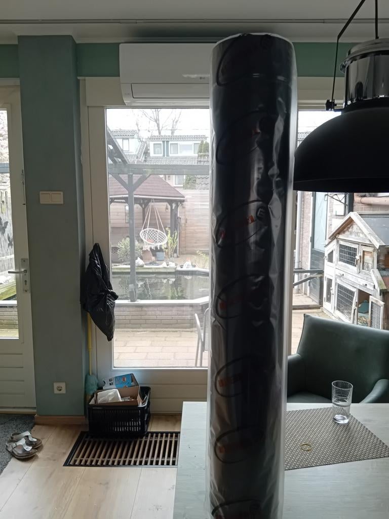 Nieuwe zwarte emaille kachelpijp 1 meter doorsnee 150, Huis en Inrichting, Kachels, Ophalen, Nieuw, Hout, Houtkachel