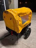 Berg skelter aanhanger met gele hoes, Ophalen of Verzenden, Gebruikt, Berg, Met kar of aanhanger