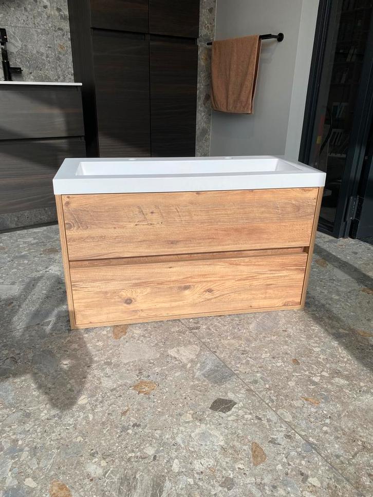 Old Castle Badmeubel 100cm | €599 Direct Mee OP=OP!, Doe-het-zelf en Verbouw, Sanitair, Ophalen of Verzenden