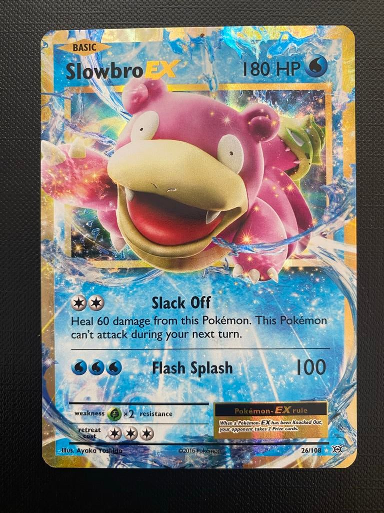 Slowbro EX (26/108), Ophalen of Verzenden, Zo goed als nieuw, Losse kaart, Foil