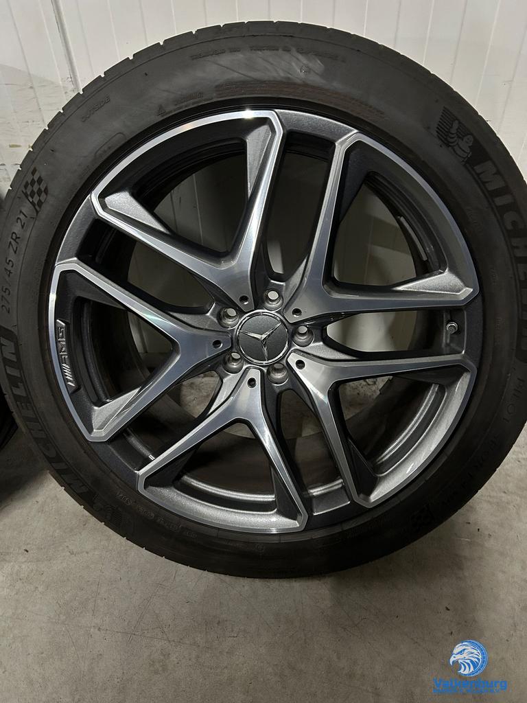 6-7mm! Originele Mercedes GLS GLE W167 AMG 21 inch breedset, Auto-onderdelen, Banden en Velgen, Gebruikt, -, 275 mm, -