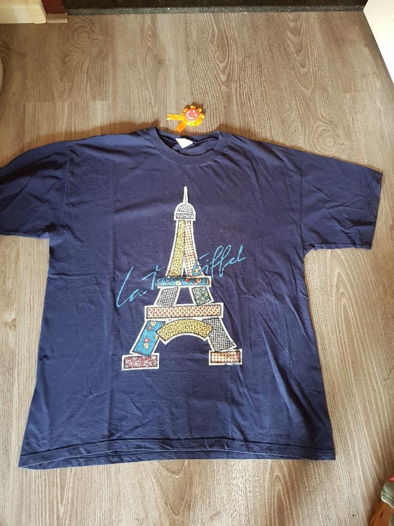 Dames T shirt, Eiffel, Maat 38/40 (M), Eiffel, Blauw, Ophalen of Verzenden