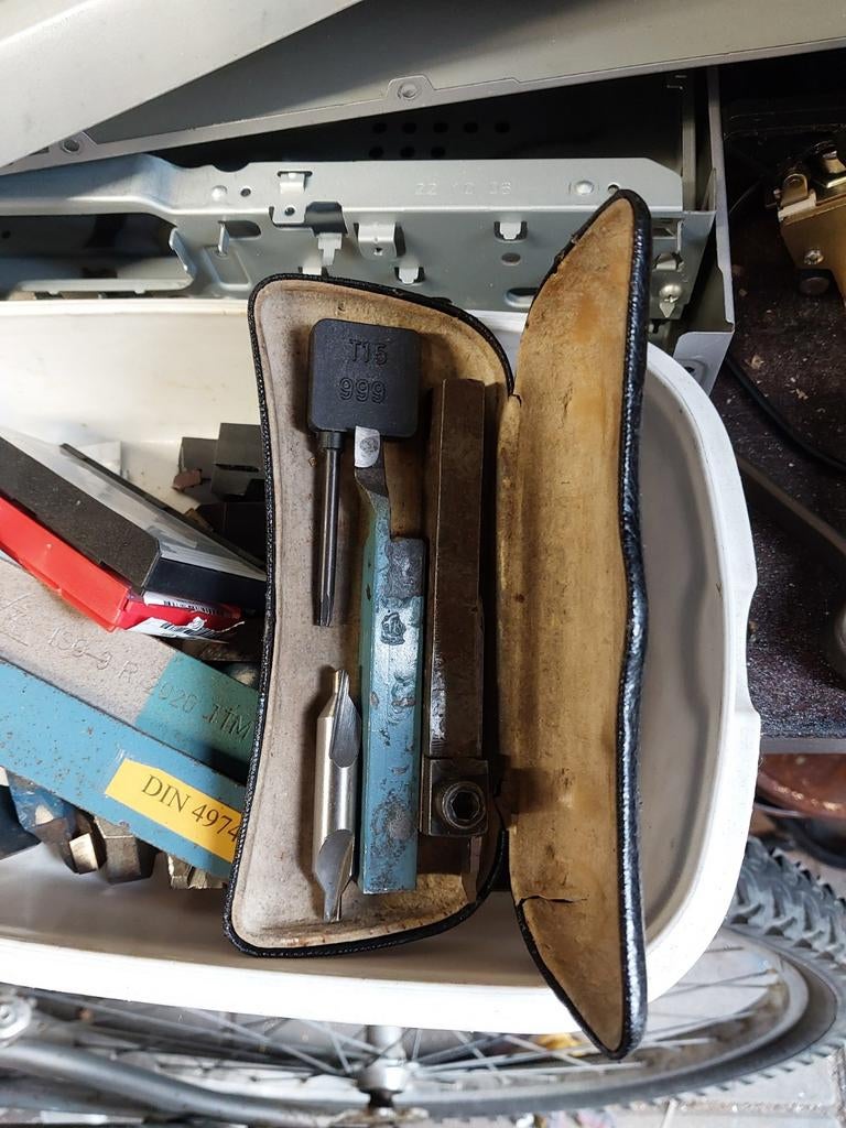 Draaibank beitels en wisselplaten, Doe-het-zelf en Verbouw, Draaibanken, Ophalen of Verzenden