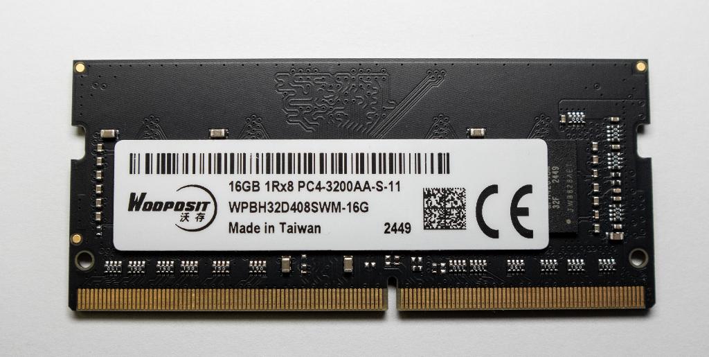 16GB DDR4 sodimm, Wodposit  WPBH32D408SWM-16G, Xinlikang Smart Hoofdkantoorgebouw, nr2, Taike road, Meifeng community, Meilin street Futian district Shenzhen