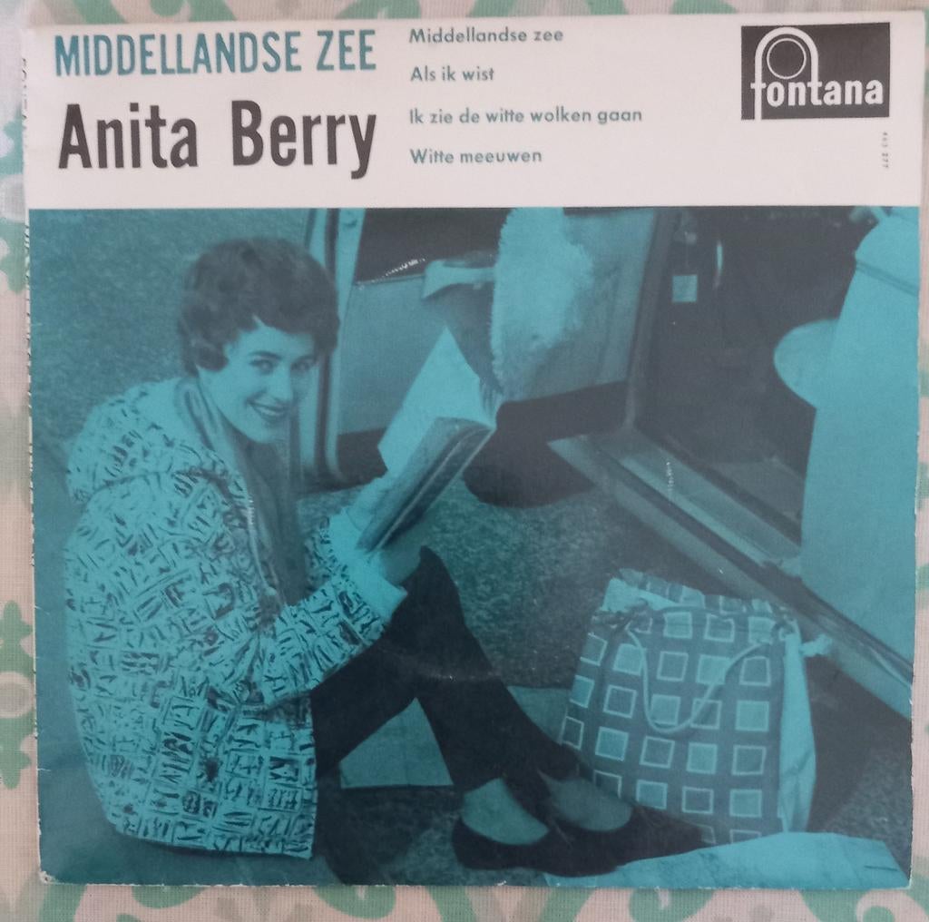 Anita Berry - Middellandse Zee - Unieke E.P., Ophalen of Verzenden, Gebruikt, Overige formaten, Levenslied of Smartlap