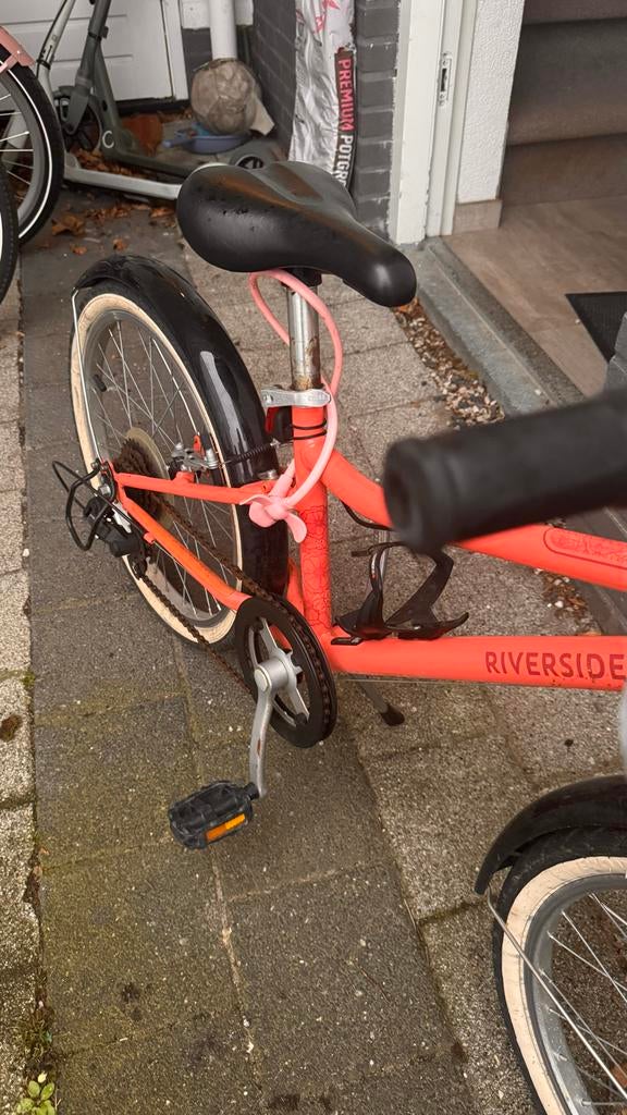 Meisjesfiets Decathlon Riverside 20 inch, Ophalen, Gebruikt, 20 inch, Handrem