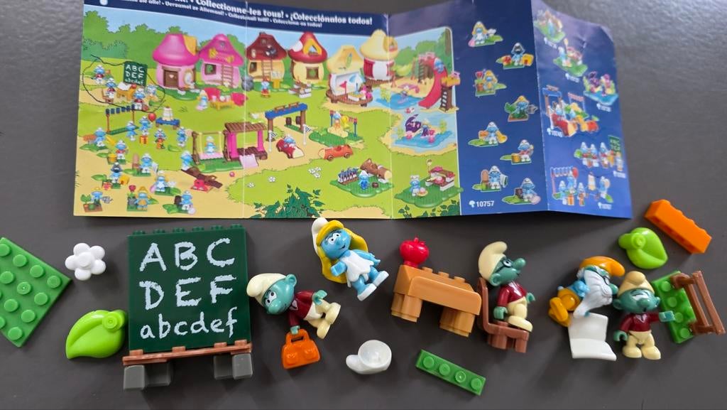 Smurfen (Lego) Mega Bloks, Ophalen of Verzenden, Zo goed als nieuw