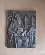 Gietijzeren Buderus reliëf, St. Benedictus 1984., Ophalen of Verzenden, Kaart of Prent