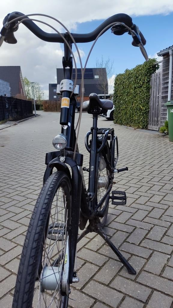 Sparta Amazone moederfiets, zwart, Ophalen, Sparta, Dubbele standaard, 53 tot 56 cm