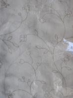 4 vitrage gordijnen, 1.50x2.50m, katoenmix, bloemmotief, Ophalen of Verzenden