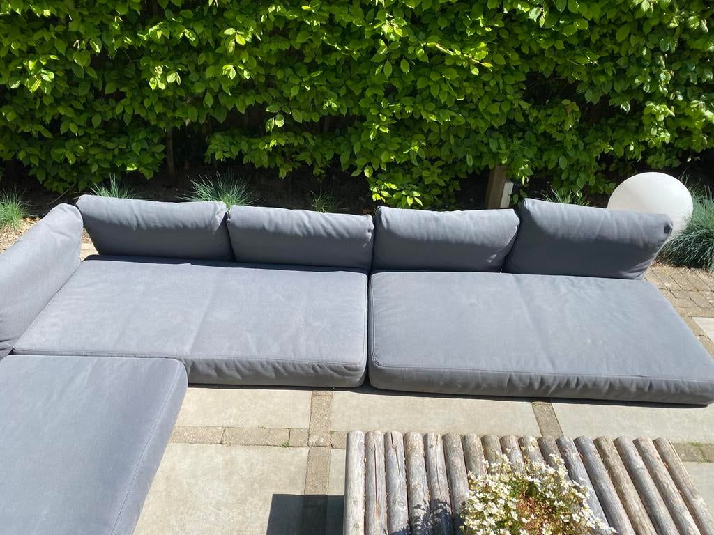 IKEA FRÖSÖN/DUVHOLMEN Kussenset voor hoekbank, donkergrijs, Tuin en Terras, Ophalen, Overige materialen, Meer dan 8 zitplaatsen