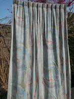 Lichtblauw gordijn, maat 85 x 242 cm (bxh), Huis en Inrichting, Ophalen, Gebruikt, Wit, 200 cm of meer