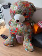 Grote Gucci knuffelbeer met bloemenprint, Ophalen of Verzenden, Zo goed als nieuw, Beer