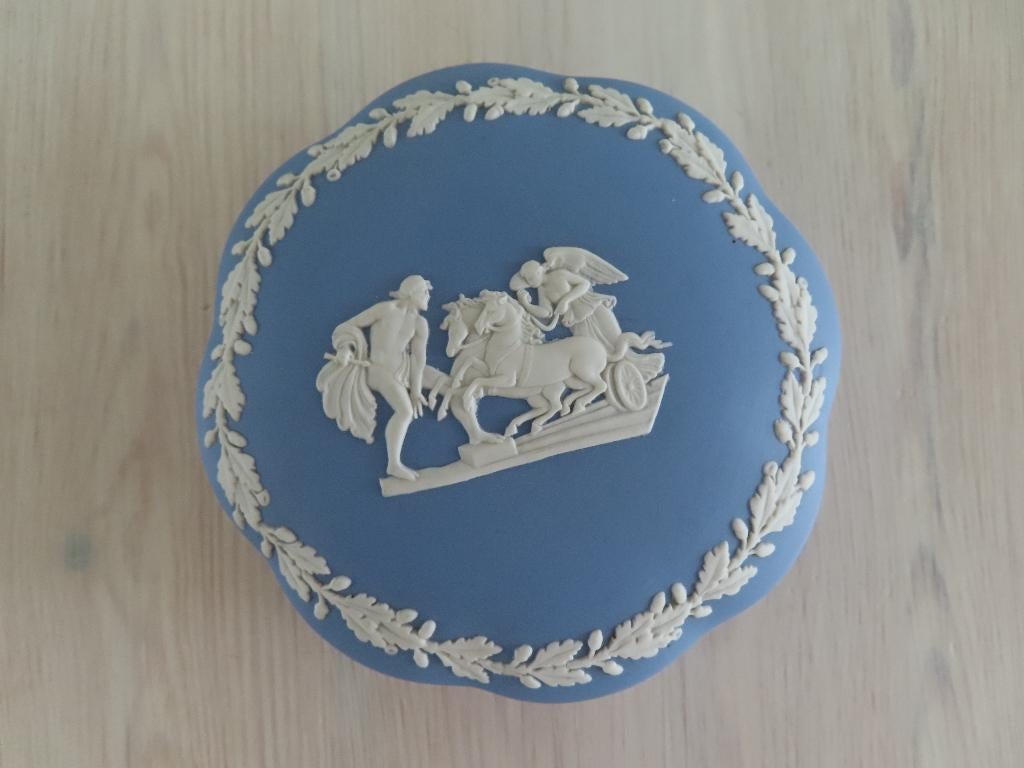 Wedgewood jasperware blauw, Ophalen of Verzenden