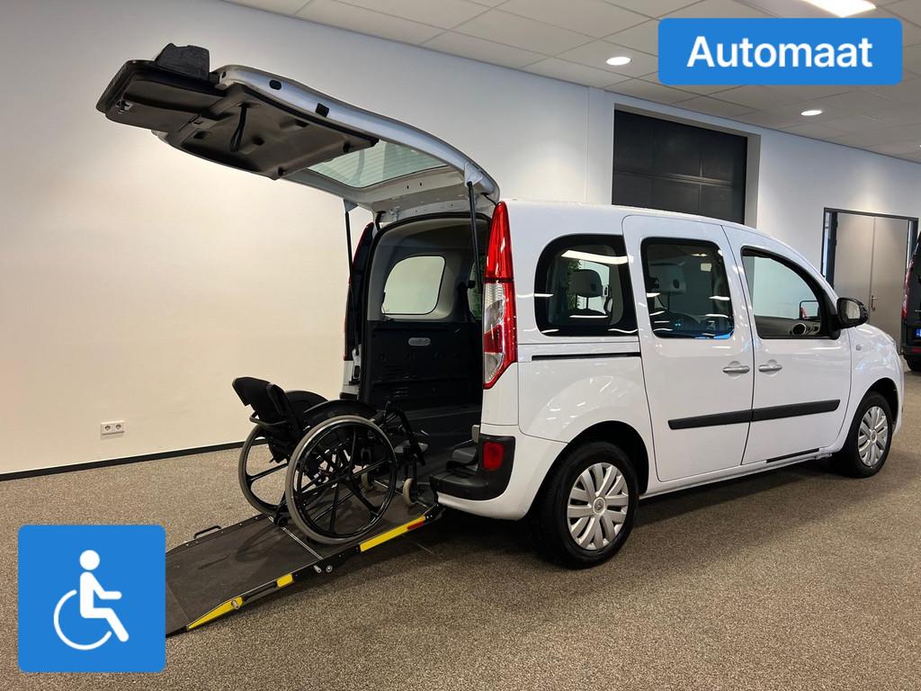 Renault Kangoo Rolstoelauto Automaat, Auto's, Renault, Automaat, Stof, Gebruikt, Wit