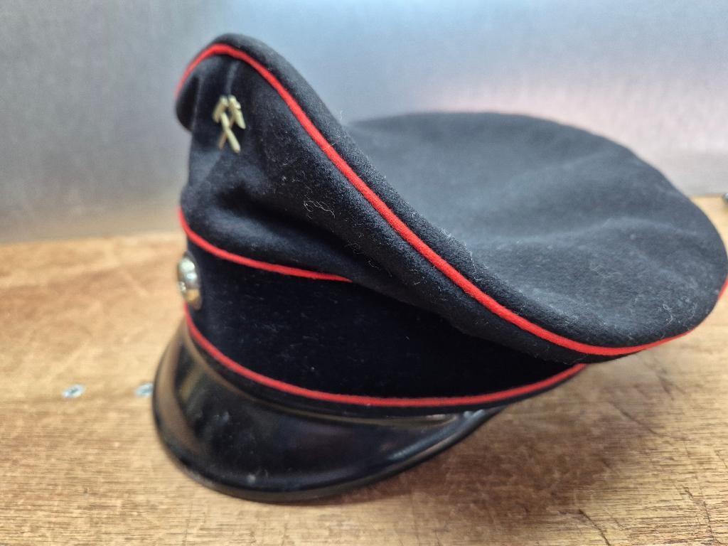 Duitse WW2 pet pre 1945 Bergbau, Ophalen of Verzenden, Overige soorten, Duitsland, Helm of Baret