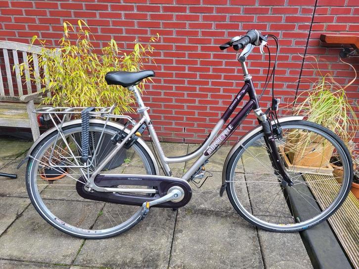 Damesfiets 28 inch, 7 versnellingen, frame 50cm, Fietsen en Brommers, Fietsen | Dames | Damesfietsen, Gebruikt, Overige merken