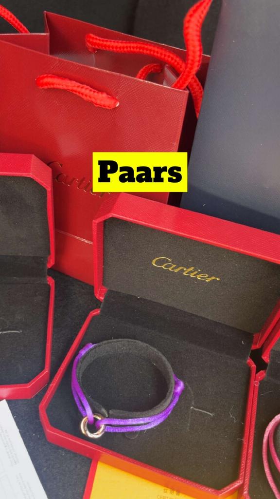 Trinity armband paars, Sieraden, Tassen en Uiterlijk, Armbanden, Ophalen of Verzenden, Zo goed als nieuw