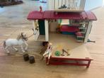 Leuke Schleich woonwagen, paard, poppetje en accessoires, Ophalen of Verzenden, Gebruikt, Jongen of Meisje