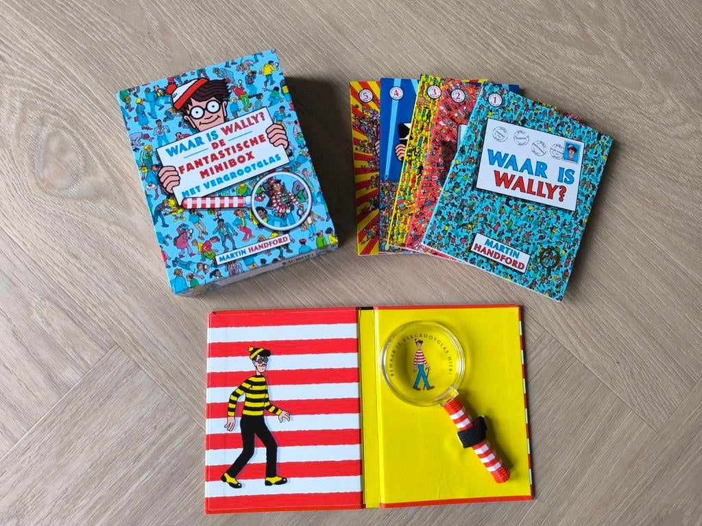 Waar is Wally de fantastische minibox, Non-fictie, Ophalen of Verzenden, Zo goed als nieuw, Martin Handford