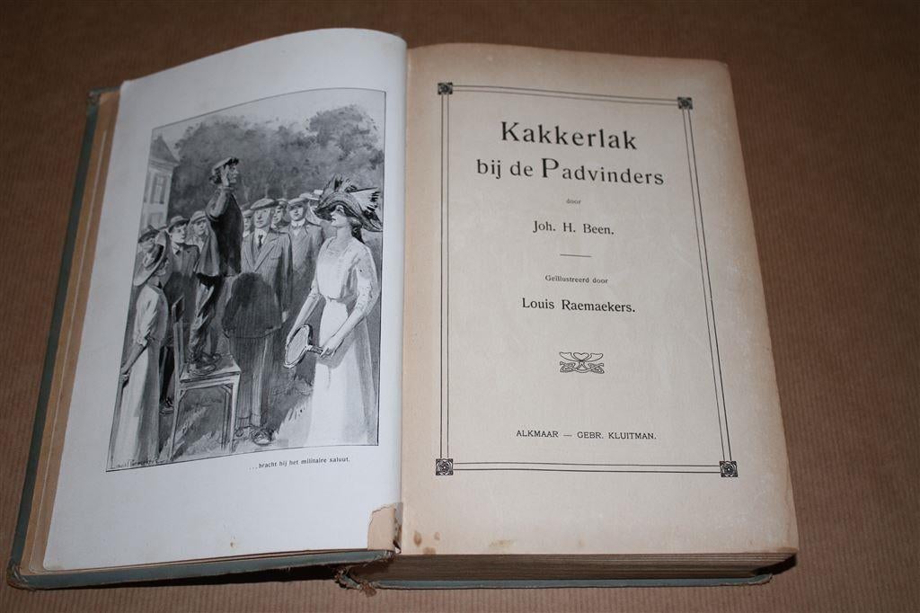 Kakkerlak bij de padvinders. Joh. H. Been. 1911., Ophalen of Verzenden, Gelezen