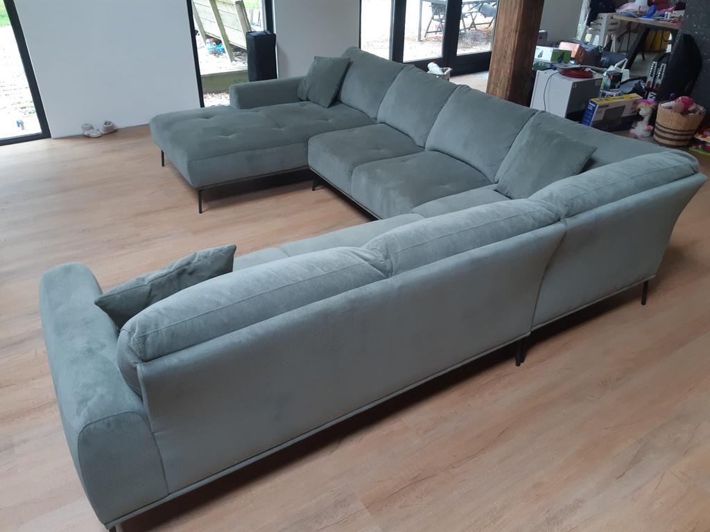 Luxe Hoekbank Bente van Eijerkamp - Stofgroep 4 Wave, Ophalen, Gebruikt, Stof