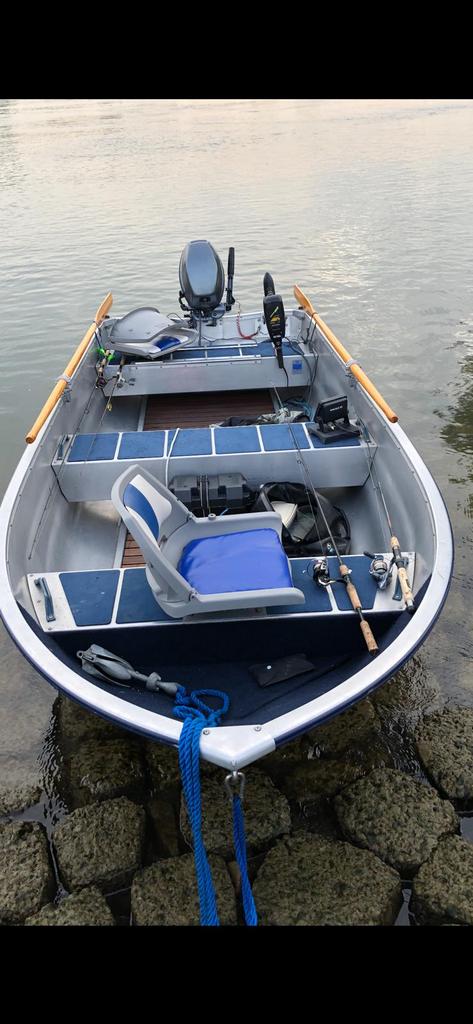 Goed onderhouden aluminium Linder sportsman 400, Watersport en Boten, Ophalen, Gebruikt, Tot 10 pk, Aluminium