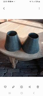 2 kleine kapjes met leer uitstraling, Ophalen, Gebruikt, Grijs, Leer uitstraling