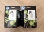 2 stuks originele cartridges HP 78 tri-color High capacity!!, Computers en Software, Printerbenodigdheden, Ophalen of Verzenden