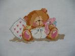 Borduurwerk: Grote beer kleine beer, Ophalen of Verzenden, Gebruikt, Handborduren, Onderdeel of Toebehoren