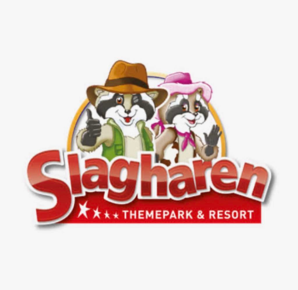 Drie toegangskaarten voor Slagharen ticket entree, Drie personen of meer, Ticket of Toegangskaart