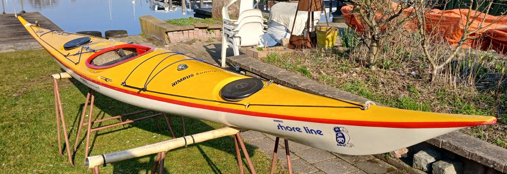 Kajak Nimbus Shore Line (zeekajak), Watersport en Boten, Kajaks, Ophalen, Gebruikt, 1-persoons
